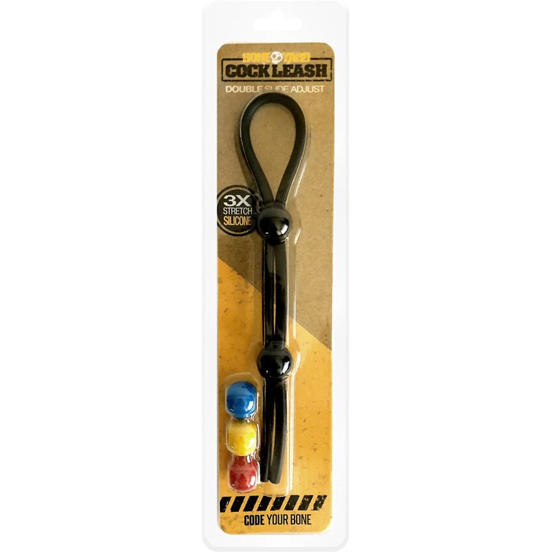 Boneyard cock leash double - cock ring -  box front view | Flirtybay.com.au